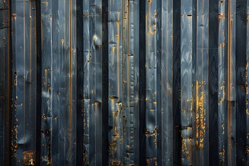 Obraz premium Textured Metal Wall with Rust and Patina Effects