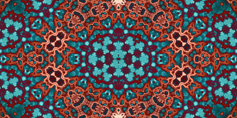 Seamless abstract pattern. The texture of the pattern is symmetrical. Endless pattern