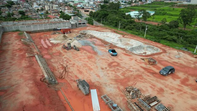 Drone Constru&ccedil;&atilde;o Publica skate