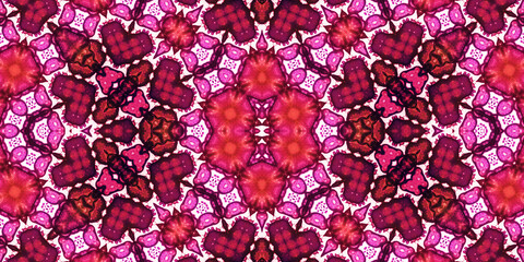 Obraz premium Seamless abstract pattern. The texture of the pattern is symmetrical. Endless pattern