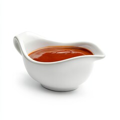 Bowl of ketchup or tomato sauce. Vegan. Ingredients for salad. Organic food.