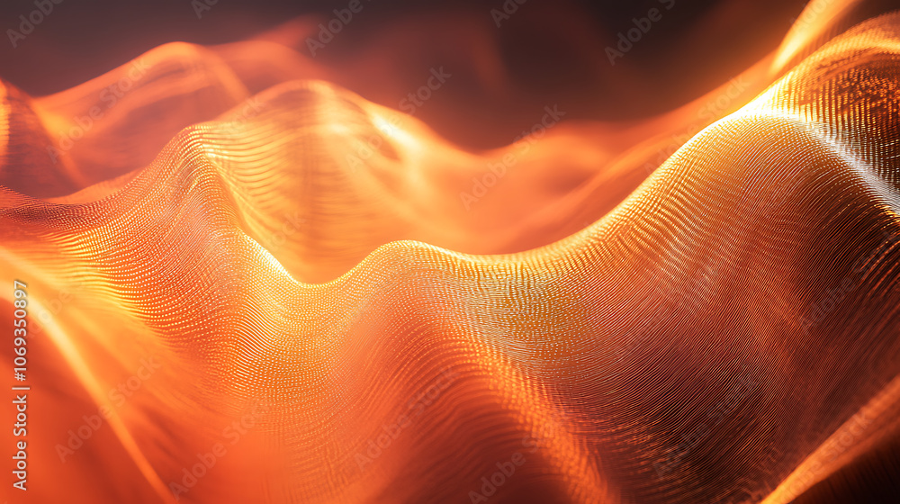 Poster abstract light shaped wave background