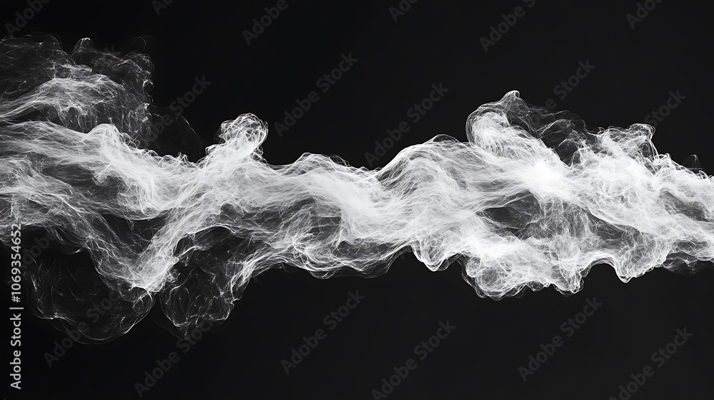 Aufkleber vertical video, 3d smoke explosion shockwave effect and divergent wave isolated on black background,