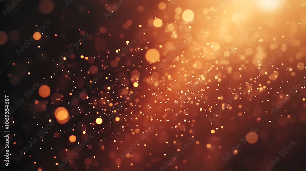 Poster vertical video animation, Abstract Bokeh Background