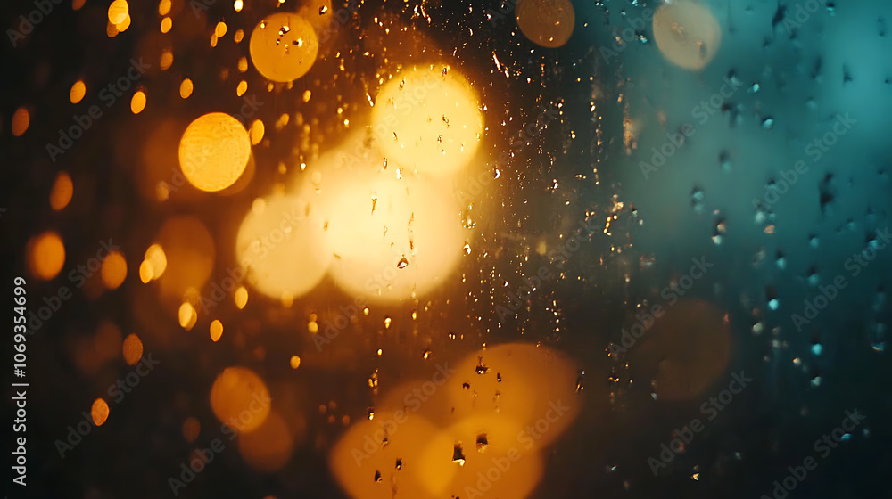 Poster vertical video animation, abstract bokeh background