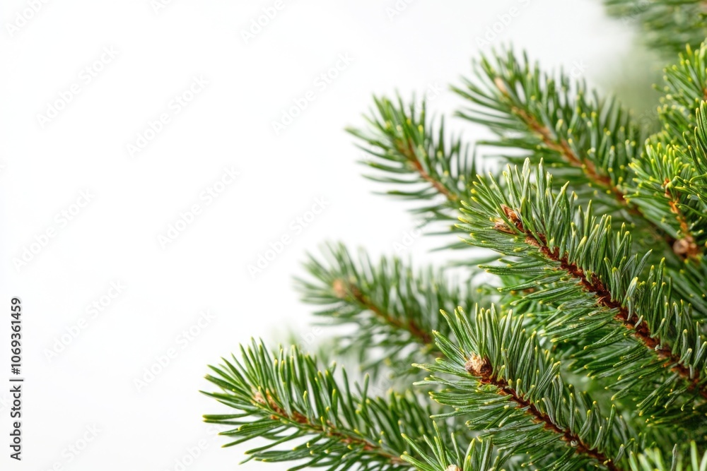 Poster a close-up view of a pine tree trunk on a white background