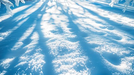 Sunlight on a Snowy Surface