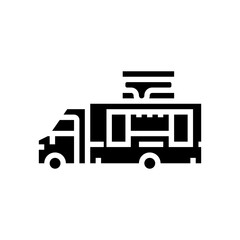 gourmet grilled cheese food truck glyph icon vector. gourmet grilled cheese food truck sign. isolated symbol illustration