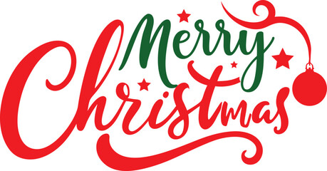 Merry Christmas simple  typography T-shirt design.eps