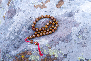 Ottoman Amber Rosary Collection products are natural, concept shooting on stone. (focusing is done on purpose)