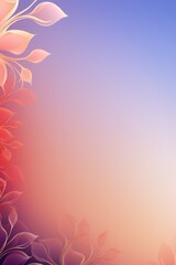 Naklejka premium Abstract purple red background with subtle flowers rangoli pattern