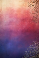 Abstract purple red background with subtle flowers rangoli pattern