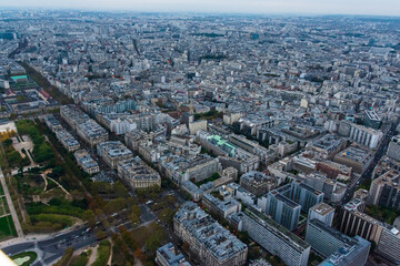 Obraz premium photography of landscapes of the city of Paris from above