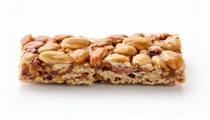 Protein bar isolated on white background