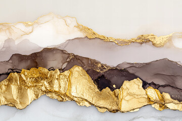 Luxurious Marble and Gold Abstract Textures - Perfect for High-End Branding, Wedding Stationery, Elegant Home Decor, and Exclusive Event Design Concepts