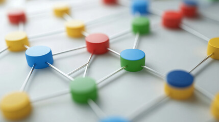 A flowchart explaining steps to achieve unique business innovation.