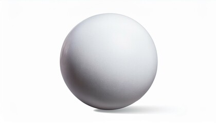 floated round white ball isolate on White background PNG