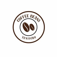 Stamp and coffee beans