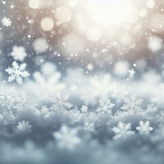 Fototapeta premium Stylish Snowflakes in Minimalist Design for Decoration