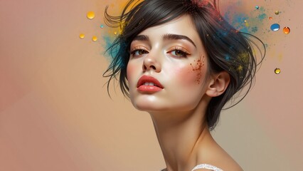 Ethereal Female Beauty Portrait
