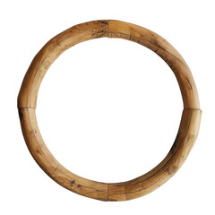 Obraz premium rustic wooden circle, showcasing natural textures and grain patterns, perfect for home decor or artistic displays. Its unique shape adds touch of warmth and charm to any space