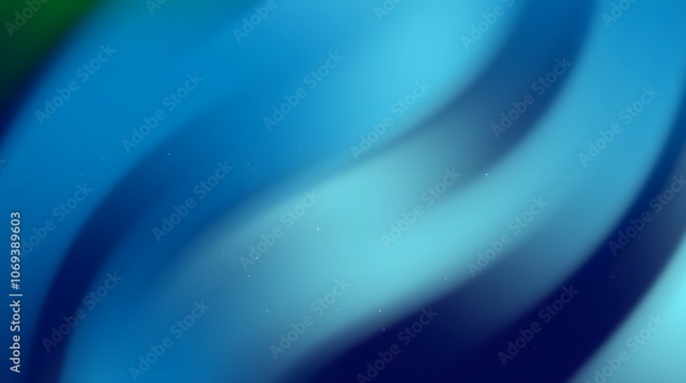 Poster blue and green gradient with subtle white specks suitable for abstract backgrounds