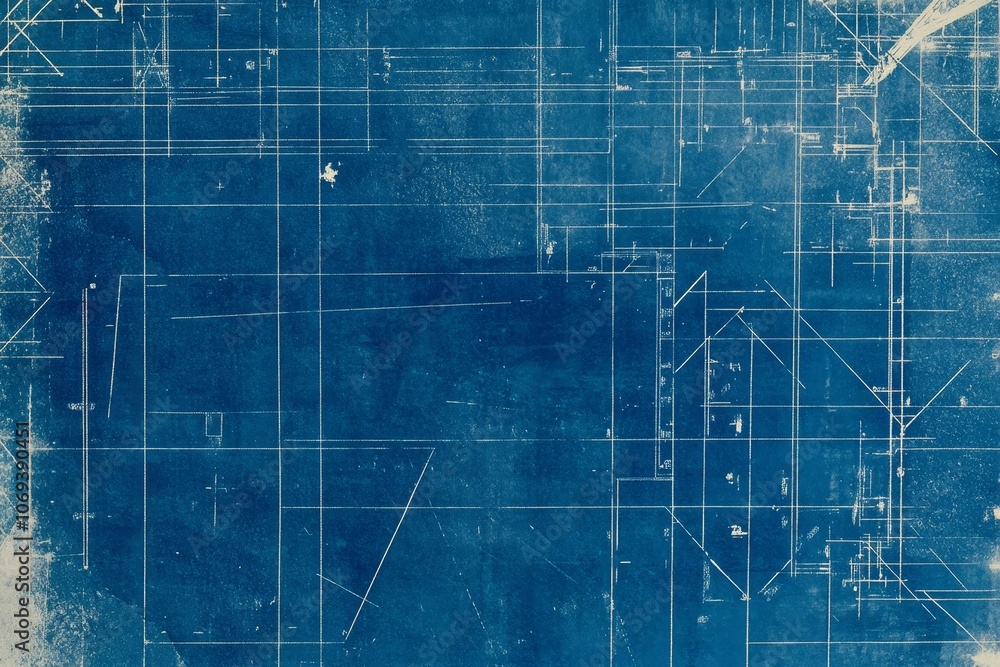 Poster Blueprint inspired paper texture background for photography and drafting applications