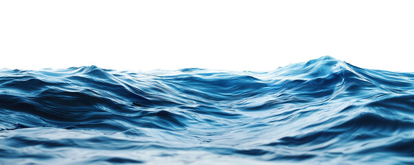 isolated texture of water surface, side view	
