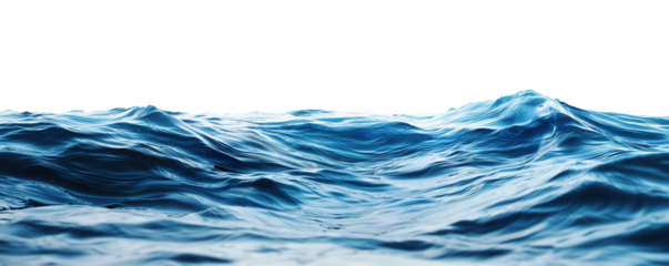 isolated texture of water surface, side view	
