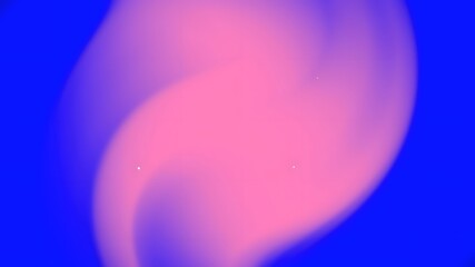 Pink and blue gradient background with three white dots