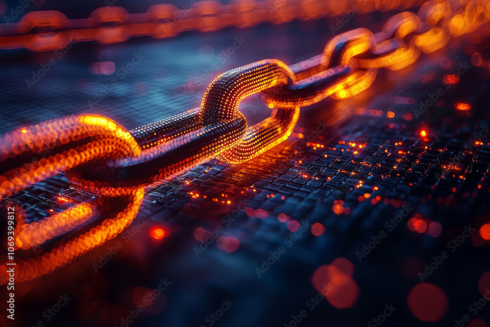 Poster a blockchain platform enabling real-time verification of insurance claims, illustrating the potentia