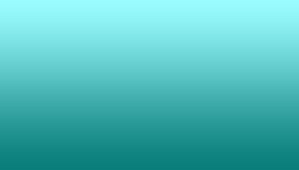 Linear gradient background. Soft gradient between light cyan and turquoise.