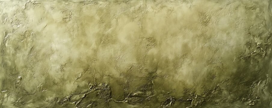 Mur en pl&acirc;tre olive terne avec une texture rustique et finie &agrave; la main..