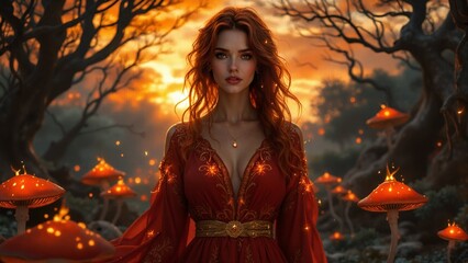 Ethereal Female Beauty Portrait