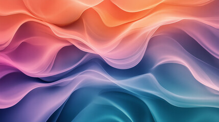 Obraz premium Fond d'écran abstrait fluide avec dégradés de couleurs vives et texture douce