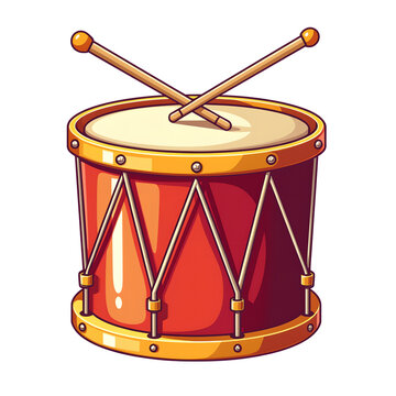 drum kit isolated on white