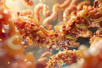 image demonstrating a healthy and secure gut lining, emphasizing leaky gut prevention