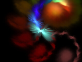 Imaginatory fractal abstract background Image