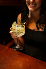 Cucumber gin