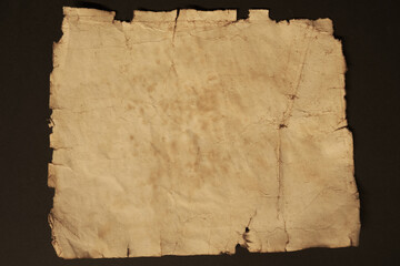 close up, detail. dirty sheet. free space, sheet of old paper. background old notebook with stains,...