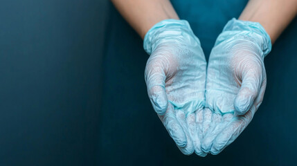 Healthcare professionals use protective gloves to ensure safety and hygiene in medical environments