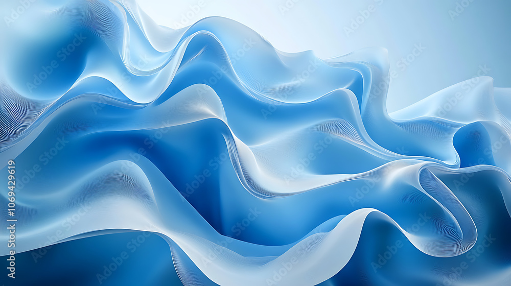 Poster blue abstract digital background data