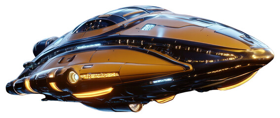 PNG UFO ship spaceship transportation automobile.