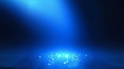 llight blue gradient sparkling background illustration