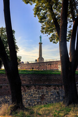 Pobednik Statue in Kalemegdan Fortress in Belgrade, Serbia