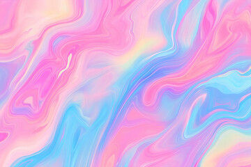 Obraz premium Mesmerizing Pastel Holographic Backgrounds with Iridescent and Dreamy Colors for Artistic Design, Social Media, and Digital Creations