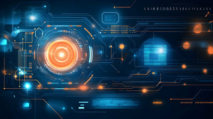 Industrial background showcasing technological advancements   -