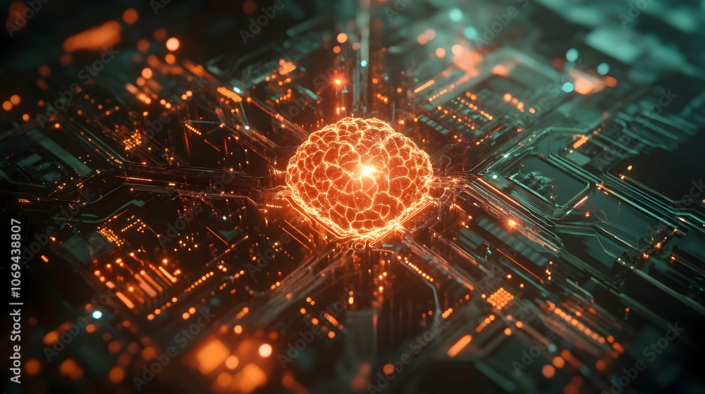 Poster neural circuit and cyber brain in a quantum computing system -