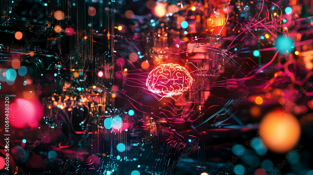 Poster neural circuit and cyber brain in a quantum computing system -