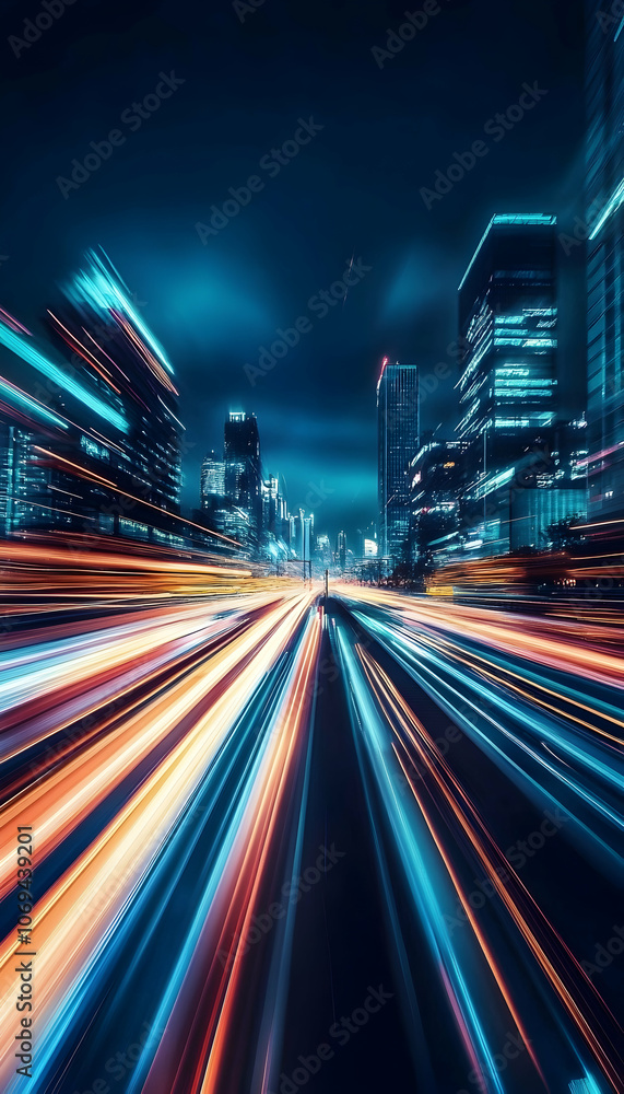 Aufkleber speed motion background with dynamic visual effects -